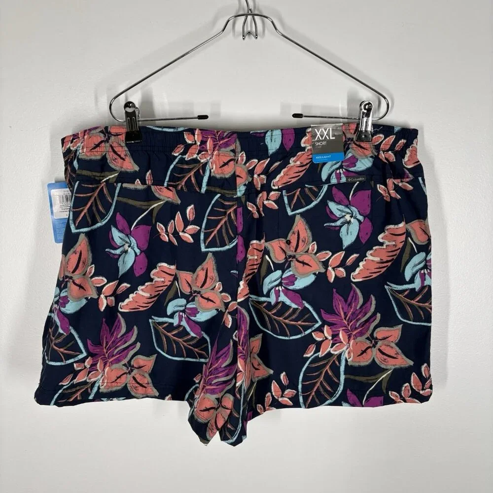 Columbia Women XXL Outdoor Hiking Omni-Shield Sandy River Printed Short III NWT - Picture 7 of 13